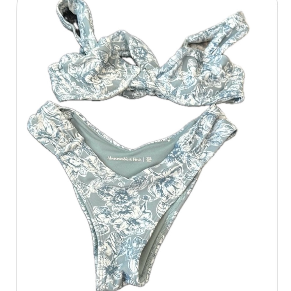ISO! Abercrombie & Fitch Blue Floral Bikini